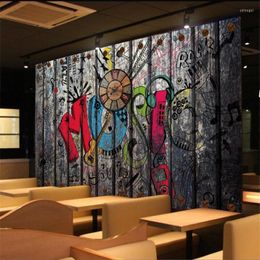 Wallpapers Retro Nostalgic Graffiti Background Wall Painting High-grade Covering Factory Wholesale Wallpaper Mural Po