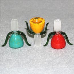 Hookah Heady Colored Glass Smoking Bowl 14mm 18mm Male Bowl for Bubbler Ash Catcher Bong Bowls