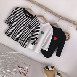 kids baby designer clothes play Embroidered Love tshirt with eyes Casual Long Sleeve t shirts fashion infants children Pullover kid T-shirts youth toddler Top