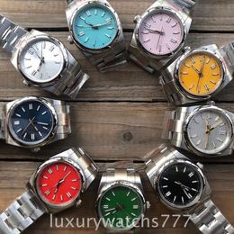 Designer Relógio 41mm Mens Automático 36mm Womens Assista Sports Sports Mechanical Core Watchs todos os relógios de pulso de luxo de aço inoxidável
