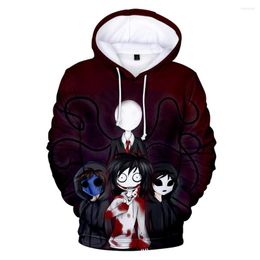 Men's Hoodies Creepypasta Fashion 3D Suitable Kids Men Women Harajuku Hooded Boy Girl Cute Autumn Pullover Children Sweatshirts Top