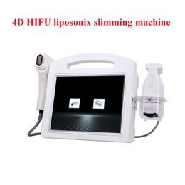 HIFU 4D High Intensity Focused Ultrasound other beauty equipment 4d liposonix slimming Machine Wrinkle Removal With 2 Heads For body liposonic