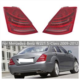 Apair Bumper Rear Lights For Mercedes-Benz W221 S-Class 2009-2012 LED Taillights Turn Signal Lights Brake Lamp