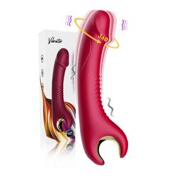 Beauty Items 16 Speed 360 Rotating Female Vibrator Vaginal Stimulator G Spot Massager Masturbator Dildo sexy Toys for Women Adult Goods Store