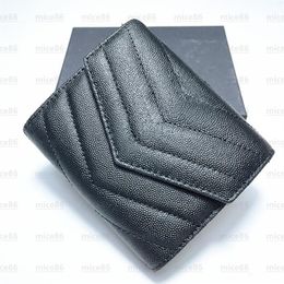 Top quality Genuine Leather Purse card holder Lambskin wallet Men famous Women's Holders Luxurys designer fashion Coin m239o