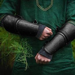 Knee Pads Mediaeval Arm Cuff Bracer Buckle Strap Armour Wrist Band Archer Gauntlet Costume Accessory Gear Leather Sheath For Men