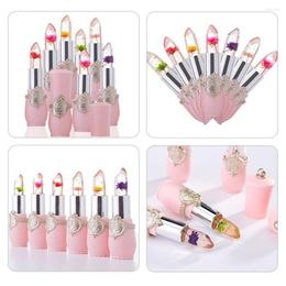 Lip Gloss Portable Colour Change Makeup Liquid Lipstick Dry Flower Long Lasting Natural Jelly Summer Korean Style Changing