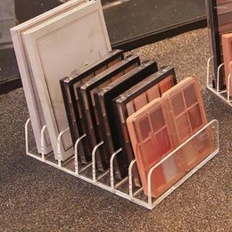 Storage Boxes High Quality Simple Makeup Box Portable Useful Cosmetics Rack Eyeshadow Tray Cheek Color Organizer