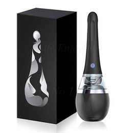 Beauty Items New Electric Anal Shower Fully Automatic Irrigator 5 Holes Deep Clean Vaginal Enema Hygiene Colon Cleansing for Men Women