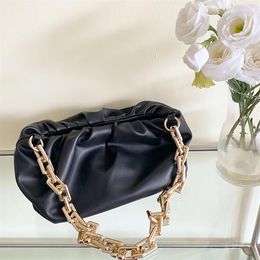 HBP messenger bag handbag designer handbags new designer bag high quality texture fashion fashion shoulder bag thick chain Pleated255Z