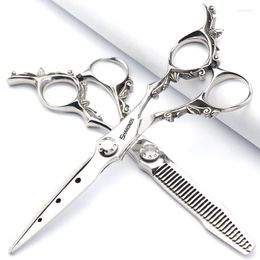 Inch Haircutting Scissors Professional Hair Salon Hairdressing Hairdresser Special Personality Handle