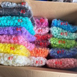 500pcs/lot 3.5cm Diameter PE Foam Flower Head DIY Flowers Rose Wedding Anniversary Valentine Day Birthday Gifts