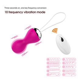 Beauty Items Vagina Ball G Spot Vibrators Wireless Jump Egg Vaginal Muscle Tighten Massager sexy Toys Shop For Women Female Adult Masturbator