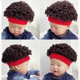 Hats Baby Funny Hat Cute Wig Net Celebrity Children's Personality Hair Cover Boys And Girls Curly