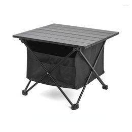 Camp Furniture Folding Desk Camping Table Foldable Outdoor Dinner Party Picnic BBQ Black Storage Bag Self Drive