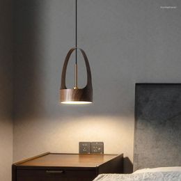 Pendant Lamps Chinese Style Bedside Chandelier Modern Minimalist Small Bedroom Luxury Lamp Nordic Restaurant