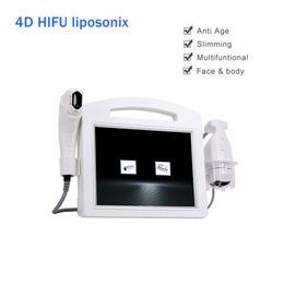 2 IN1 4D Hifu Liposonix Slimming Machine sking tightening wrinkles removal face lift fat removal 12lines beauty machine