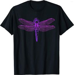 Men's T Shirts Vintage Retro Dragonfly Scientific Illustration Entomologist T-Shirt Summer Sale Oversized