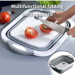Stainless Steel Chopping Blocks Vegetable Meat Choppings Board Double Sided Antimildew Home Fruit Cut Board Hanging Kitchen