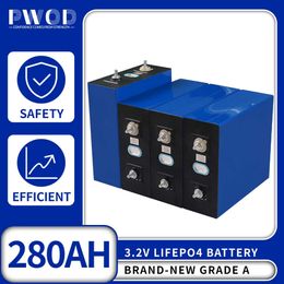 3.2V 280Ah LiFePO4 battery 3C Lithium iron phosphate battery for 4S 12V 24V Golf Cart Yacht solar RV Prismatic Lifeo4