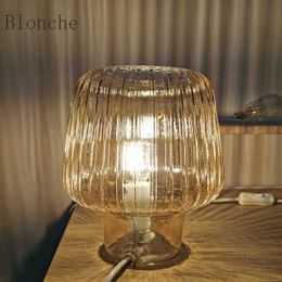 s New Korean Style Glass Table European and American Bedroom Desk Bedside Atmosphere Study Color Lamp Art Deco 1229