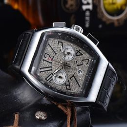 luxury mens skeleton oval shape watches military fashion designer sports Wristwatch gifts orologio di lusso Montre de luxe192W