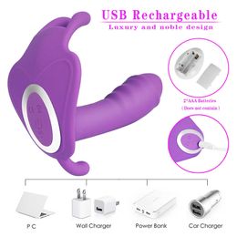 Beauty Items Wearable Dildo Vibrator For Women Remote Control G-Spot Clitoris Anal Stimulation APP Vibrating sexy Toys Female Masturbator