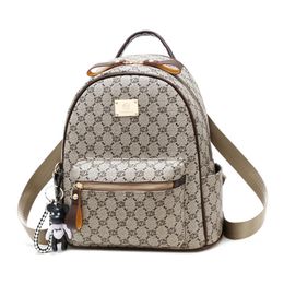 Fashion Print Pattern Rucksack Classic High Quality Backpack School Luxury Mini Backpack Women Designer Leather Bolsas292y