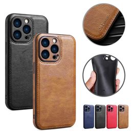 Luxury PU leather Phone Cases For iPhone 14 13 Pro Max 12Pro 11Pro 13 12 XS MAX XR X SE 7 8 plus Fashion Back Cover