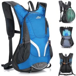 Outdoor Bags 15L Sports Cycling Camping Water Bag Hydration Backpack Ultra Light Hiking Bike Riding Pack Bladder Knapsack1231B