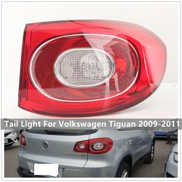 2PCS Rear Tail Lights For Volkswagen Tiguan 20 09 -20 11 Rear Warning Brake Fog Lamp Turn Signal Light