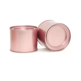 250ml Aluminium Can Tin Coffee tea Jar Lip Balm Container Empty Candle Jars Metal Cream Pot Box RRA