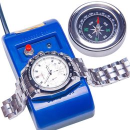 Repair Tools & Kits Watch Degausser Mechanical Adjustment Error Inaccurate Time Correction Blue Demagnetizer Bergeon270t