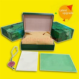 2021 High quality Watch box Paper bags certificate Original Boxes for Rolexables Wooden Woman mens Watches Boxes Gift Accessories 171h