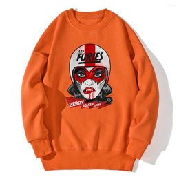 Men's Hoodies Furies Girl Print Sweatshirt For Mens Streetwear Polyester Hoody Fashion Casual Tops Clothing Winter Hip Hop Sudaderas