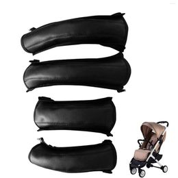 Stroller Parts Handle Armrest Protector Waterproof Leather Cover Universal Dust-Proof PU