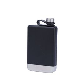 230ML 304 Stainless Steel Hip Flask Russian style outdoor portable wine bottle 8oz RRC786