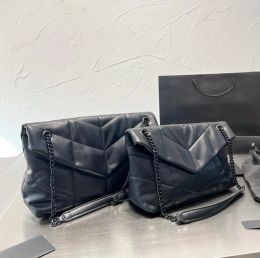 Handtasche Frauen Tasche Modedesigner Luxus Handtaschen Geldbörsen Loulou Puffer Kettenbeutel Marke Klassische Flip Matte Leder Umhängetaschen Crossbody Tasche Loulou