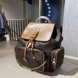 Men Women Backpack Fashion Bag luxury Letter Printing Classic Design Solid Bags String BucketBag Good Quality Big Capacity backpac327R