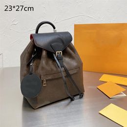 2021 Lüks Kadın Çantalar Çantalar Moda Tasarımcıları Backpacks Okul Çantaları Klasik Öğrenci Çanta Baskılı Çiçekleri Mektup Tag L210193M