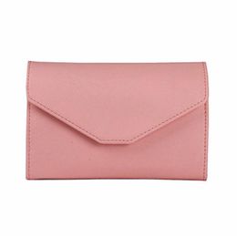 Carteira de passaporte de viagem para mulheres RFID Wristlet Slim Family Tits Tri-Fold Document Organizer Holder217V