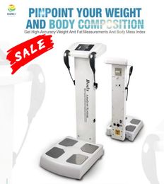 Popular body fat muscle control BMI analysis white color GS6.5 with printer body health composition analyzer