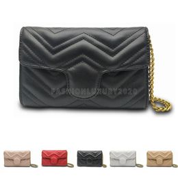 Women Pu Leather Bags Fashion Small Gold Chain Bag Cross body Pure Color Handbag Shoulder Messenger Bags 21cm 5cm 14cm250h