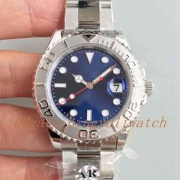 VRF Factory 2836 Automatic Movement Sapphire Glass Wristwatches 37MM Blue Dial Ceramic Bezel 904L Women Watch347N