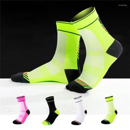 Sports Socks Sport Cycling Unisex Running Basketball Breathable Quick Dry Compression Comfortable Non-slip For Men Women