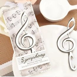 Music Note Bottle Opener Symphony Chrome Beer Opener Wedding Shower Favours Party Christmas Gifts