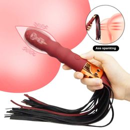 Beauty Items Leather Whip Tails Dildo Vibrators Anal Plug Buttplug Vagina Massager Tail sexy Toys Silicone Tools for Women Cosplay