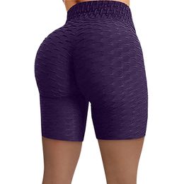 Womens Leggings tracksuits yoga pants jacquard High Waist Shorts Running 14 colour Solid color Fitness pants suits seamless hip-lifting Legging