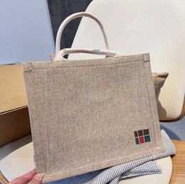 22SS Designer Handbag 5A Luxury Women Shoulder Bag Fashion Two Letters Canvas Shopping Bag High Quality totes good