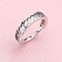 925 Sterling Silver Glacial Beauty Ring Fit Pandora Jewelry Engagement Wedding Lovers Fashion Ring